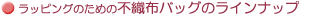 ���b�s���O�̂��߂̕s�D�z�o�b�O�̃��C���i�b�v